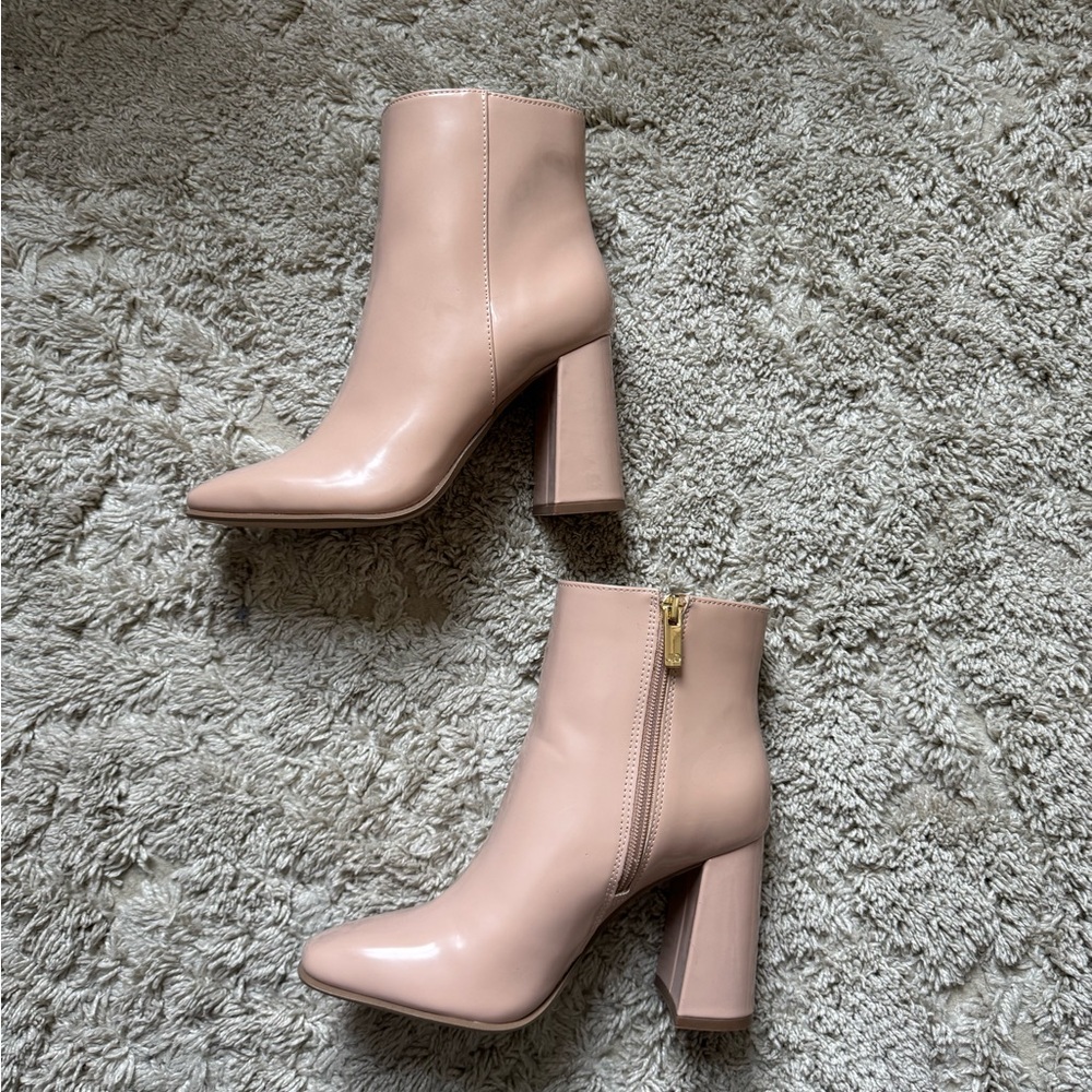 JLO Jennifer Lopez Joey Pink Booties